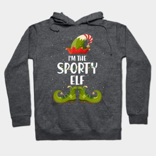 Im The Sporty Elf Christmas Hoodie